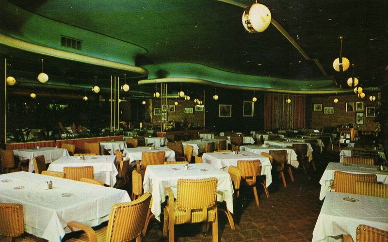 Dyna Inn (Charade Supper Club) - Old Postcard (newer photo)